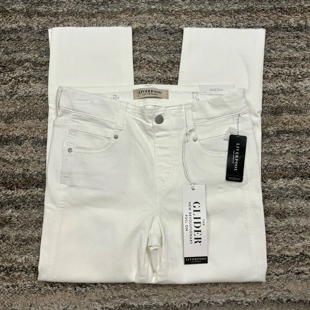 Liverpool Glider Cropped Pull-On Jeans Sz 2/26P NWT | Liverpool Pull-On Cropped- - Picture 2 of 15